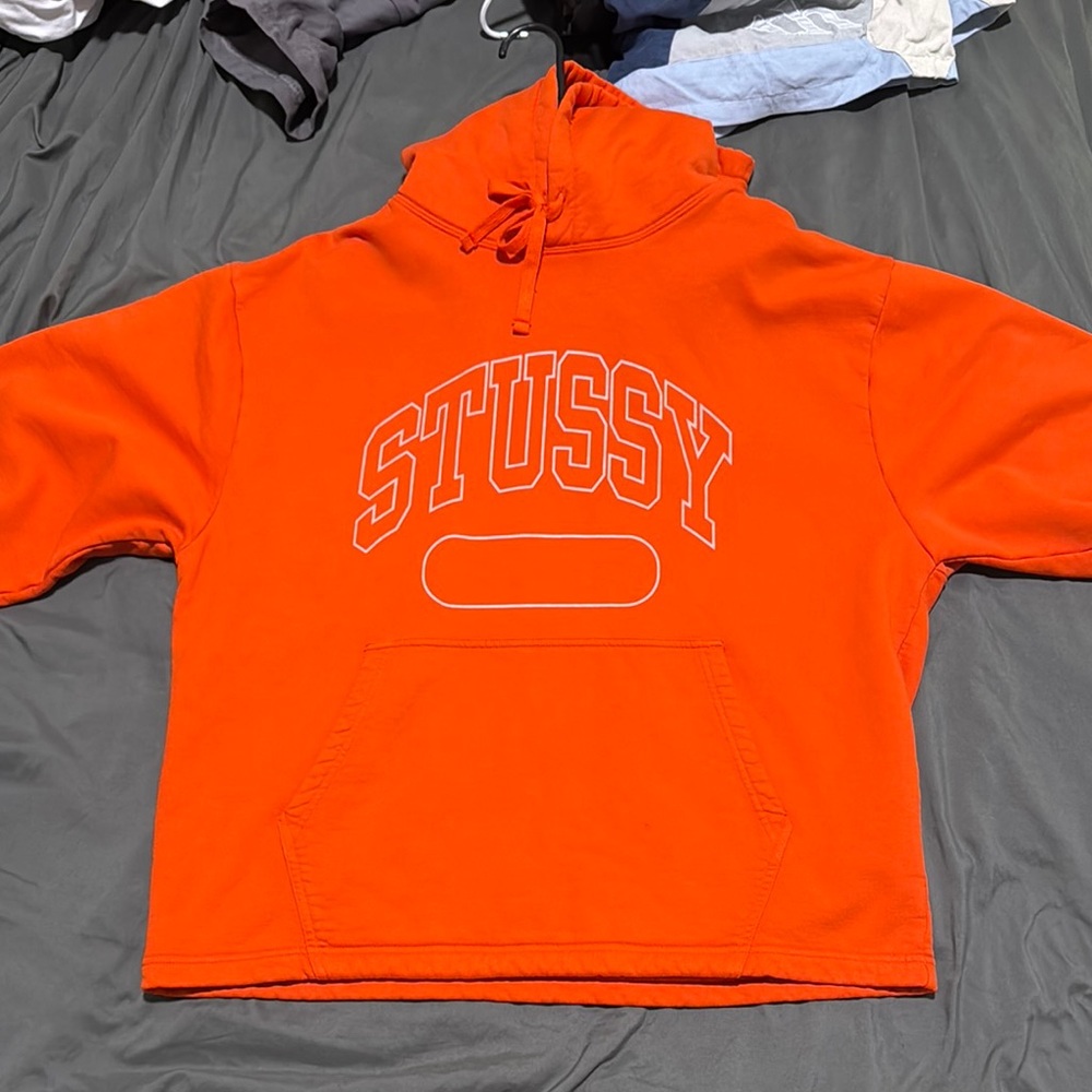 Stussy Vibrant Orange Hoodie